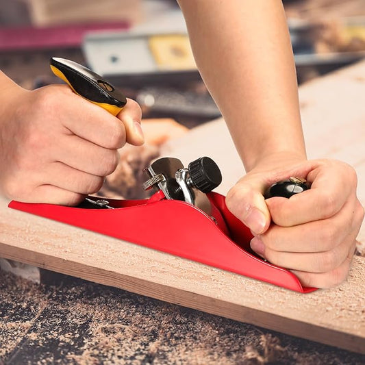 Hand Planer with 2 Inch Blade Adjustable Smoothing Wood Plane Universal Bench Plane for DIY Door Installation Woodworking Trimming