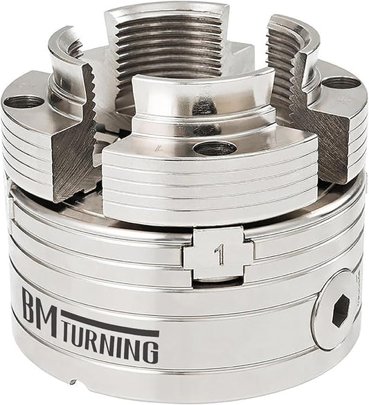 50mm Spigot Jaws with depth 30mm for Woodturning Lathe Chucks, heavy section jaws with a powerful grip for spigot (tenon) turning, Compatible with Super NOVA 2, G3.