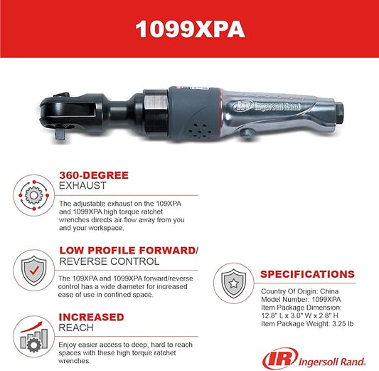 Ingersoll Rand 1099XPA 1/2"-Inch Air Ratchet Wrench