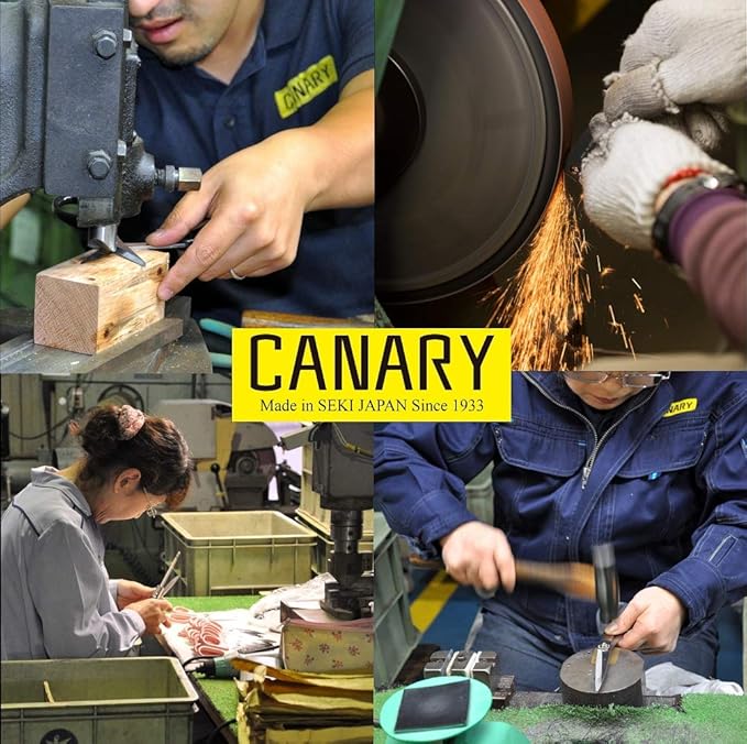 CANARY Carpet Cutter Tool Heavy Duty 8" Carpet Scissors for Rug, Artificial Grass, Metal Mesh, Cardboard, Wallpaper, Japanese Stainless Steel Blade, Made in JAPAN