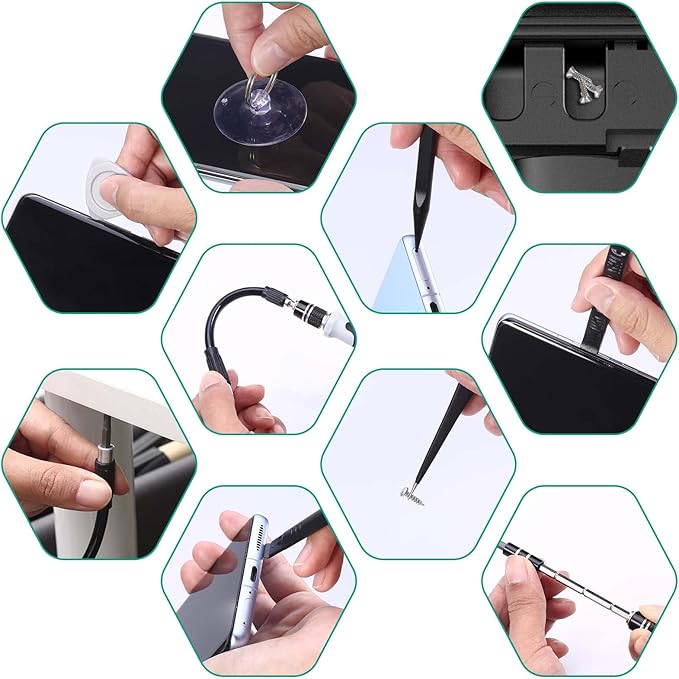 ORIA Precision Screwdriver Set, 132 in 1 Screwdrivers Kit with 108 Screwdrivers Bits, Upgraded Repair Tool Kit, Color Coded Screwdriver Set with Extension Rod for Phone,Eyeglass, Watch