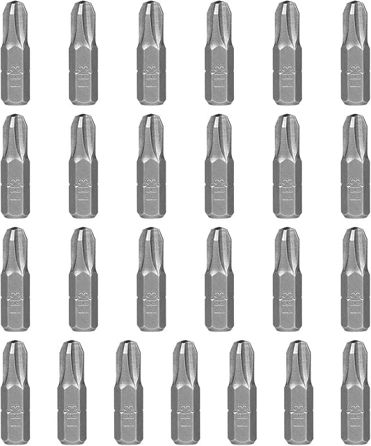HPHOPE PH3 Screwdriver Bit Set, Phillips #3 Bits 1/4" Hexagon Bit (Length: 1", 25 Pack)