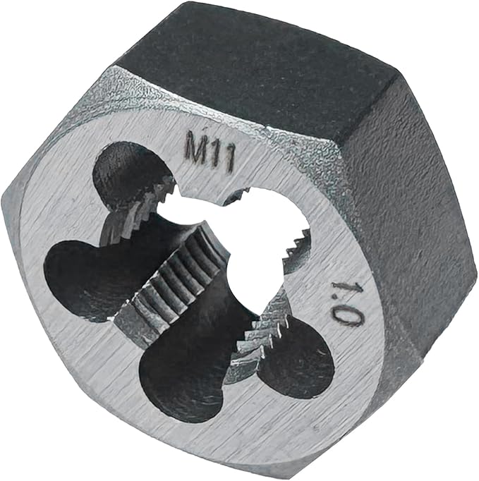 Yamesh M11 x 1 Hex Die Rethreading Die Thread Die Carton Steel For Right Hand