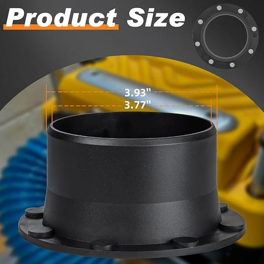 4 Inch Magnetic Dust Collection Connector w/Dust Control Flex Cuff,4" Dust Collector Hose Connector Rubber Cuff Coupler w/Magnetic Dust Collection Fitting for Woodworking Shop Vacuum Dust Collector