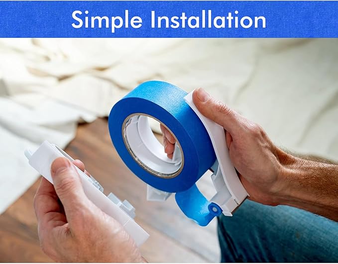 RSHuiOUXX Painter Tape Applicator with 22Yard Long Painter Tape Masking Tape Dispenser for Trim Window Door Home Decoration
