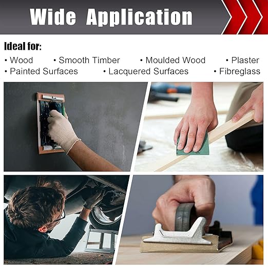 25 PCS Sandpaper, Sandpaper Assortment for Wood Metal Furniture Hand Sander Sand Paper 80/120/150/220/320 Grit Sandpaper Sheets Cut for Use 9" x 11"