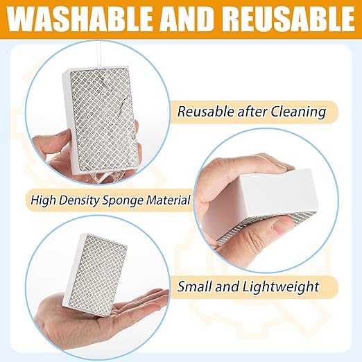 3 Pcs Diamond Hand Polishing Pads, 60 Grit Diamond Sanding Pad Reusable Sanding Block for Concrete Ceramic Glass Stone Granite Marble Tile Stone Metal Grinding