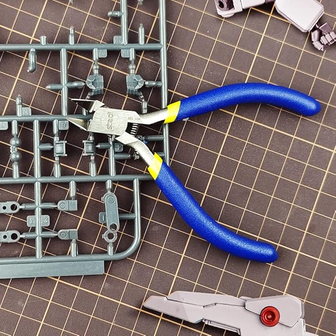 stedi 4.7-inch Model Nipper, with Ultra-thin Single-edge and Blade Case Plastic Model Tools for Gundam Repairing Plastic Model and Fixing竊똁lue