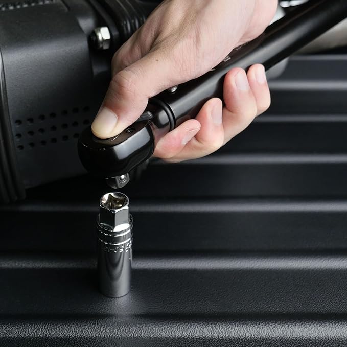 AEROFORCE 3/8-Inch Drive Torque Wrench竊?0-80 lb.ft / 13.6-108.8 Nm),72 Tooth Dual Direction Reversible Ratchet, Dual Range Scales, Precision Calibrated for Bike, Motorcycle and Car Repair