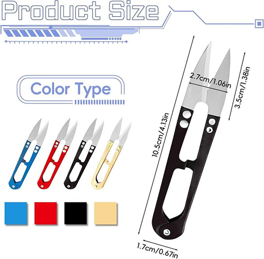 24Pcs Sewing Scissors for Fabric, Thread Yarn Embroidery Clippers Cutter, Small Snips Plant Trimming Nipper, Great for Stitch, Art Craft, Mini DIY Supplies,Garden Use