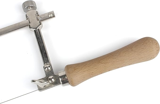 Steel Frame Coping Saw - High-Strength Hand Cutting Tool for Wood/Metal/Ceramic, Multi-Scenario DIY Projects