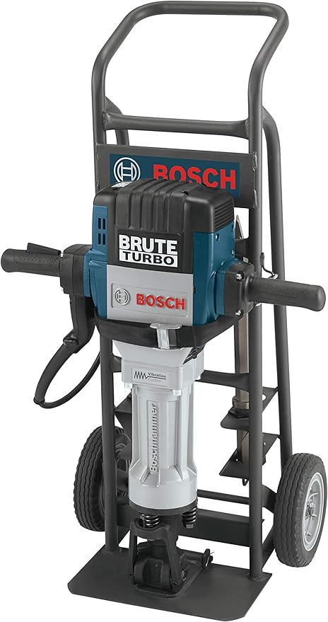 BOSCH BH2770VCD 120-Volt 1-1/8 Hex Breaker Hammer Brute Turbo Deluxe Kit with Deluxe Cart