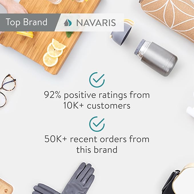 Navaris Diamond Knife Sharpener Steel - Chef Knife Sharpeners with Ergonomic Silver Handle - Honing Rod for Chef's Knives, Paring Knives, Carving Knives, Japanese Kitchen Knives