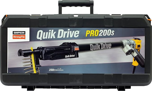 Simpson Strong-Tie PRO200SD25K Quik Drive PRO200SG2 Multi-Purpose System w/DeWalt 2500 RPM Screwdriver Motor