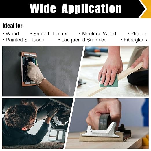 80 Grit Sandpaper, Sandpaper Assortment Sandpaper for Wood Metal Furniture Hand Sander Sand Paper Set Sandpaper Sheets Cut for Use 9" x 11"/12 Sheets