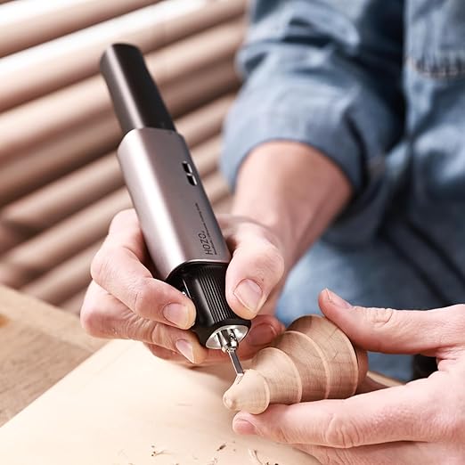 HOZO NeoBlade Wireless Ultrasonic Cutter ??40kHz Vibration & 40W Auto Power Adjustment, Replaceable Battery, Turbo Cooling, 2 Cutting Modes ??For 3D Printing, Woodworking, Prototyping,Model Mods & DIY