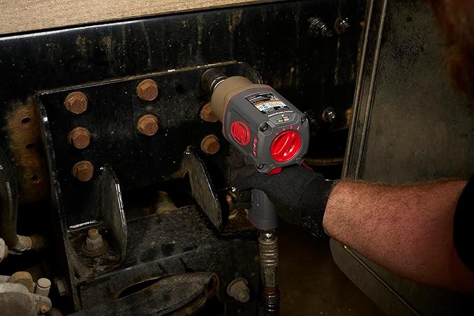Ingersoll Rand 2146Q2MAX 1" Air Impact Wrench, Quiet, 2,000ft-lbs Nut-busting torque, Maintenance Duty, Pistol Grip