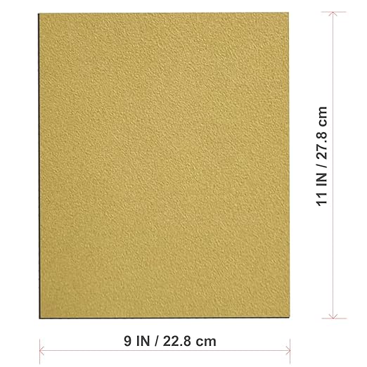 12 Pack Aluminum Oxide Sandpaper, 9x11 Inch 100 Grit Sandpaper Sheets for Wood Metal Wet Dry Sanding Block Sander