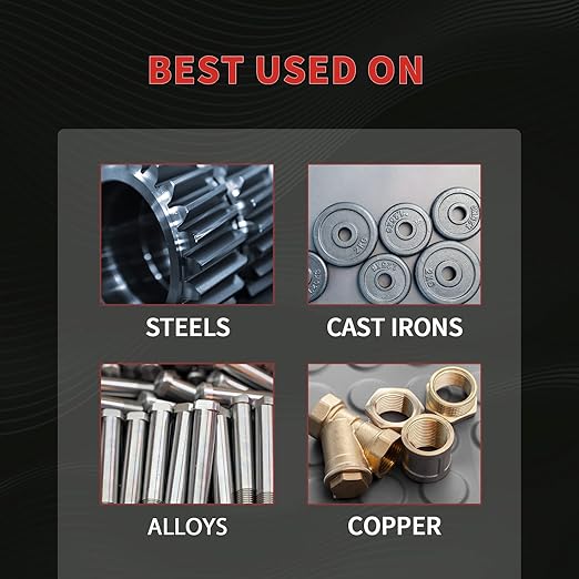 S&F STEAD & FAST Carbide Burr with 쩌??Shank 쩍??Cutter Dia 1??Length, Professional Grade Tungsten Carbide File, Die Grinder Bit for Electric or Air Die Grinder, Ball Nose, Grinding Burr bit for Metals