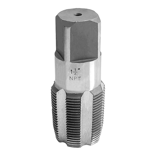 HFS(R)1-1/4"NPT Pipe Tap竊똂arbon Steel Pipe Threading Tools with Storage Case for Industrial/Plumbing/Auto Repair DIY Thread cutting tools