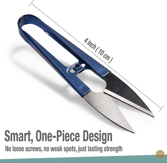 Beaditive Sewing Scissors (12-Piece Set) High-Carbon Steel Thread, Yarn, Embroidery Clippers | Handheld Snippers for Arts, Crafts, and DIY Projects | Multipurpose Use