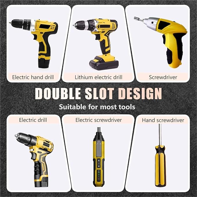 High-Magnetic Screwdriver Drill Bit, Anti-Slip Magnetic Electric Screwdriver Set,Strong Magnetic Durability Screwdriver Drill Bit Set