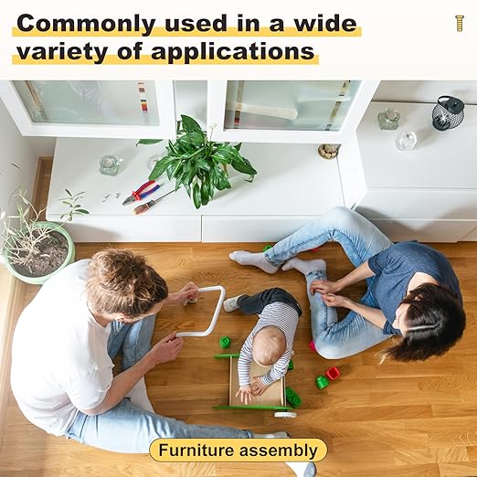 METALLIXITY Flat Head Hex Socket Cap Screws Bolts(M6-1x30) 25Pcs, Steel Hex Socket Furniture Bolts Screws - for Furniture Woodworking Project, Black