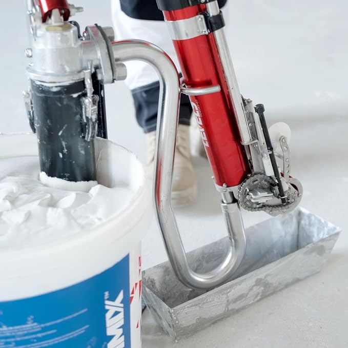Full Taping/Finishing Set, High Capacity Boxes + Ext. Handles - LEVEL5 | Auto Taper, 10??12" MEGA Boxes, 3??3.5??Angle Heads, 8??Corner Applicator, Corner Roller, Ext Handles, Pump, Gooseneck | 4-625