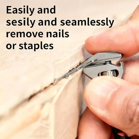 Compact Titanium Multitool, Mini Multitool Wrench, Adjustable Alloy Pocket Tool, Bottle Opener Keychain, Nail Puller, Multi-Functional Tool, For Outdoor Camping Hiking