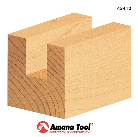 Amana Tool - 45412 Carbide Tipped Straight Plunge High Production 5/16 Dia x 1" 2