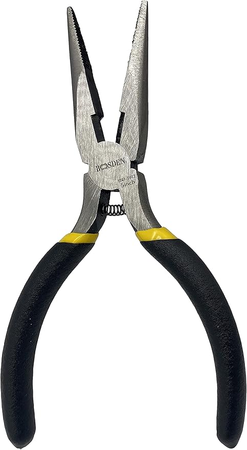 BOOSDEN 5" Needle Nose Pliers, Mini, Jewelry Making, Electronics Repair