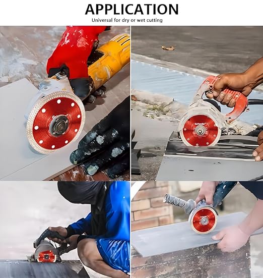 GoYonder 4.5 Inch Super Thin Diamond Saw Blade for Cutting Porcelain Tiles,Granite Marble Ceramics