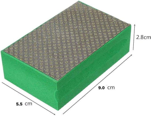 Generic Diamond Grinding Block Hand Polishing Pad 1500 Grit Sanding Polishing Pads Polishing Glass Stone Tile 1PCS