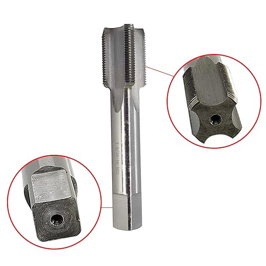 1 3/16"- 16 Straight Flute Thread Tap Machine Tap 1-3/16-16 TPI Nominal Diameter 1 3/16" Thread Per Inch 16 Fin Thread UNF Tolerance Grade 2B Tapping Right Hand Thread High Speed Steel HSS