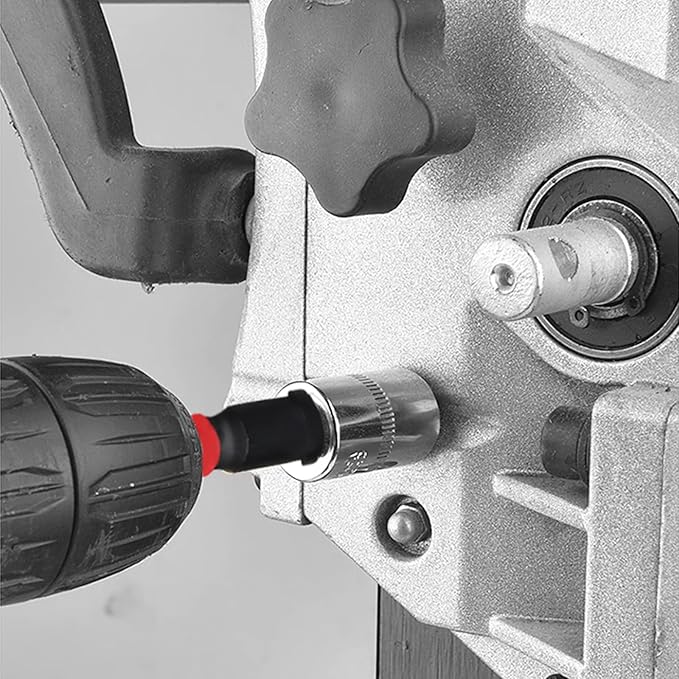 3Pcs Impact Socket Adapter Set,1/4" 3/8" and 1/2" Drive, 3Inches Extension Bit with Holder, Adapt Your Power Drill to High Torque Impact Wrench