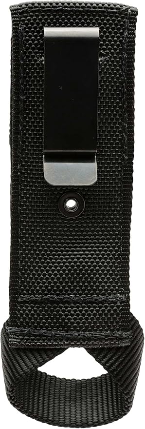 Diamondback Gun Loop Drill Holster - Durable SuperFabric Drill Holder for Tool Belt - Professional-Grade Tool Belt Drill Holster for Nail Guns, Driver, Chalk Line and Tools - Black, 7" x 2"