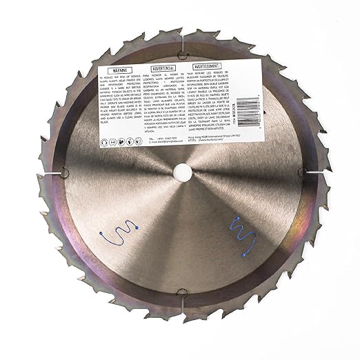 Circular Saw Blade Woodworking TA Series,10" 24-Tooth Arbor: 5/8", Ripping Wood Cutting Saw Blade,Special Anti-Thermal Adhesion Coating on Cutting Head -TA,High Finish, Long Life,10" 24T TA