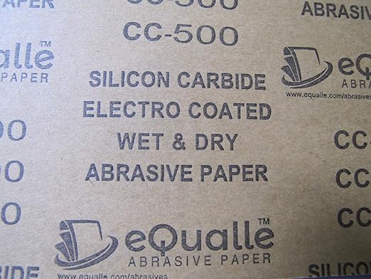 500 Grit Sandpaper Sheets 10 Pack 9x11 in Waterproof Abrasive Heavy Duty Smooth Sanding Wood Metal Drywall Surface Preparation Lija para Preparaci처n De Pintura Rust Removal Woodworking