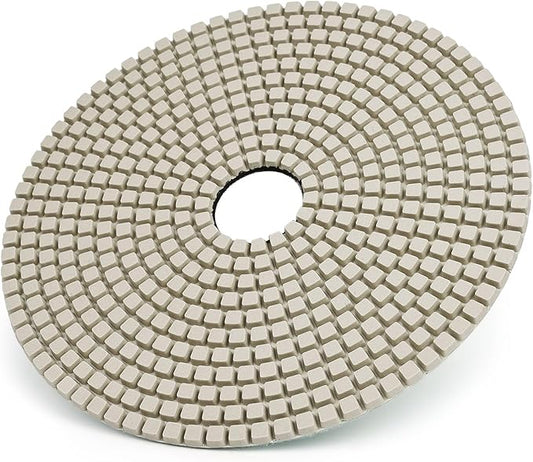 Casaverde 7Step 7 Inch Diamond Polishing Pads Grit 1500 Dry/Wet for Granite Marble Quartz Stone Countertop Polish