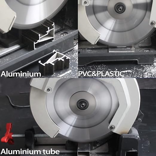 Yolan 10-Inch 100T Carbide Tooth TCG for Aluminum Saw Blade with 5/8-Inch Arbor, Table Saw Accessories