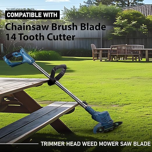 G-PLUS 2pcs 9" Chainsaw Brush Blade 14 Tooth Cutter Trimmer Head Weed Mower Saw Blade Black