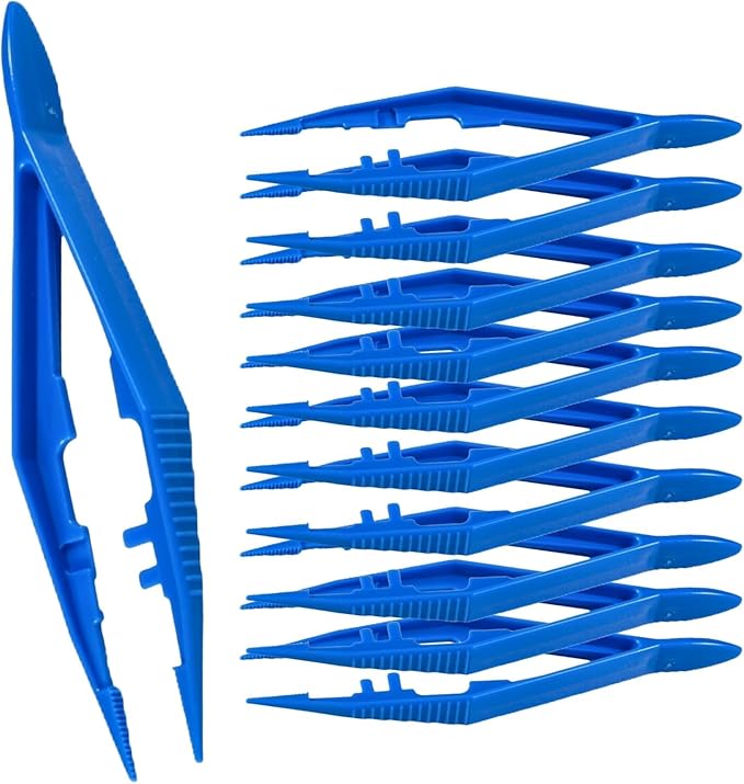 OBDK’s Plastic Thumb Forceps/Tweezers (Pack of 500)