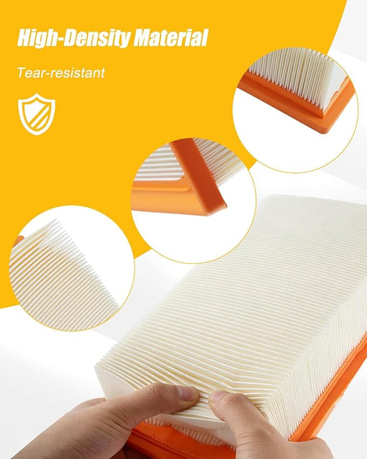 Flat Filter Fit for Bosch VAC090 VAC140 Series Dust Extractor Replace VF130H, Vacuum Filter Only for Dry Dust