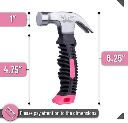 Mr. Pen- Nail Hammer, 8oz, Hammers Tools, Small Hammer for Women