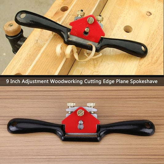 Hand Planer 9 Inch Adjustment Woodworking Cutting Plane Spokeshave Hand Trimming Tool With Screw
