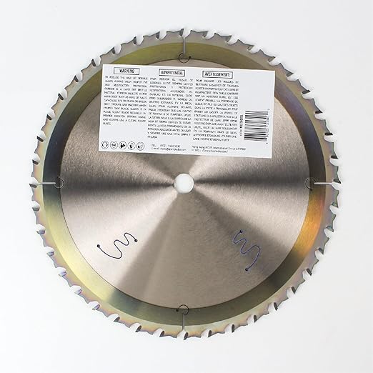 Circular Saw Blade Woodworking TA Series,10" 40-Tooth Arbor: 5/8",General Purpose Wood Cutting,Special Anti-Thermal Adhesion Coating on Cutting Head -TA,High Finish, Long Life,W10 40T TA