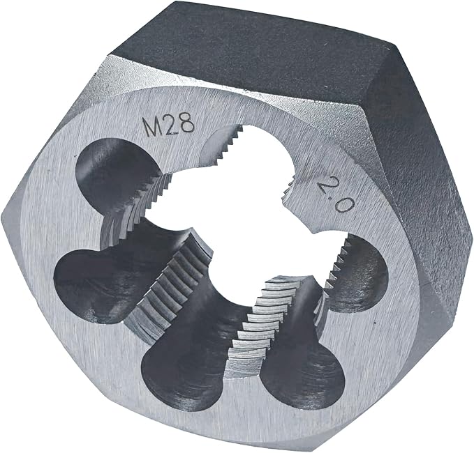 Yamesh M28 x 2 Hex Die Rethreading Die Thread Die Carton Steel For Right Hand