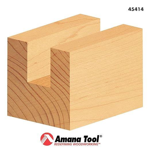 Amana Tool - 45414 Carbide Tipped Straight Plunge High Production 3/8 Dia x 1" 2 S