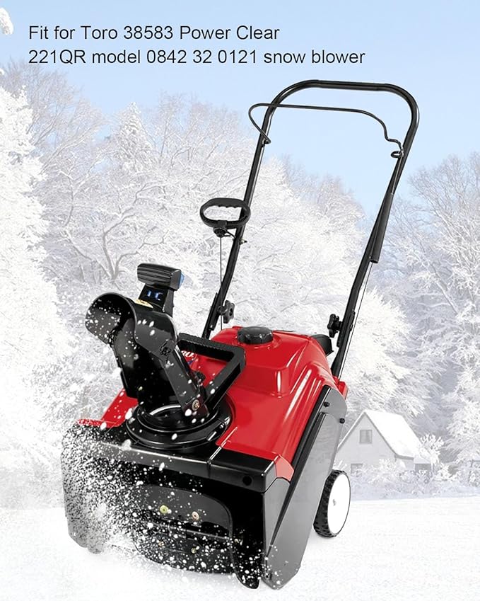 Carburetor Fit for Toro 38583 Power Clear 221QR Model 0842 32 0121 Snowblower, Engine Carb Tri Fuel Conversion Tune Up Kit