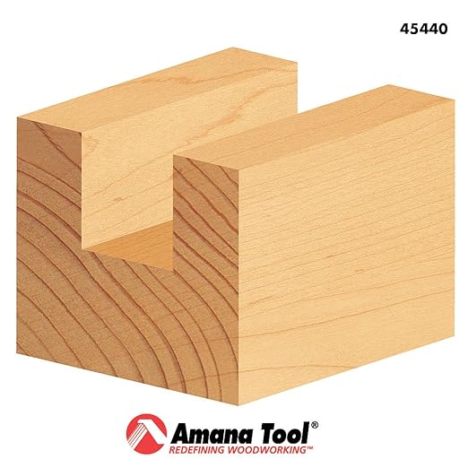 Amana Tool - 45440 Carbide Tipped Straight Plunge 3/4 Dia x 1-1/4 x 1/2" Shank